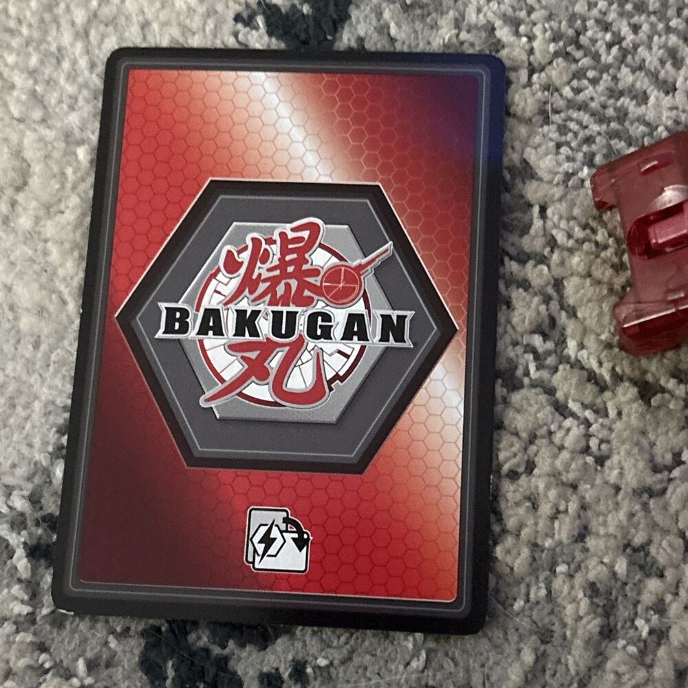 Bakugan GeoForge Arachnia Red Haos Geogan Rising B2200 Battle Brawlers With card - Picture 7 of 7